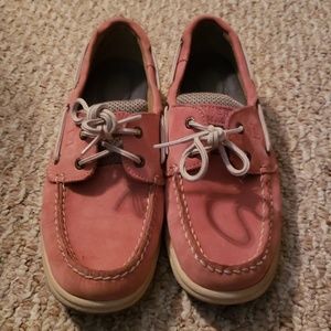 Pink Sperry Top Sider Slip Ons